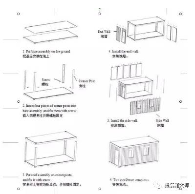 教你如何搭建集装箱建筑？