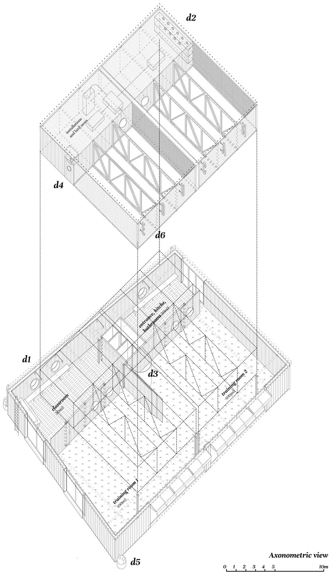 集装箱建筑案例丨位于马德里的动物天堂——Multi-species architecture